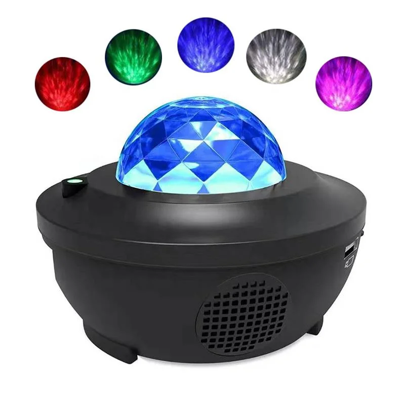 LED Night Light Projector Remote Control Music Sleep Cosmic Aurora Night Light