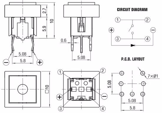 New Design Speed Dimmer Lamp with Switch