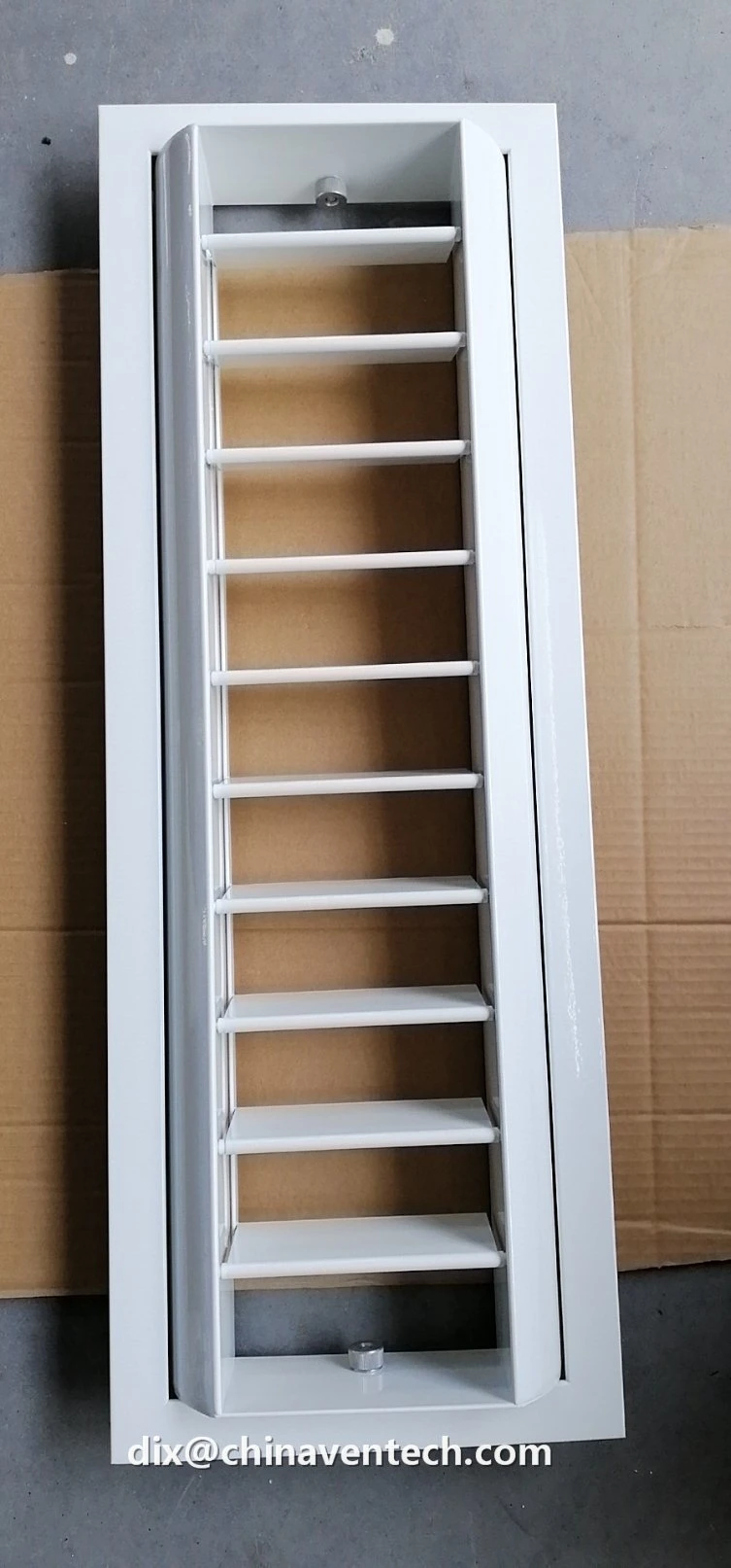 China Manufacturer Ventech Ventilation Aluminum Drum Louver Jet Supply Air Diffuser