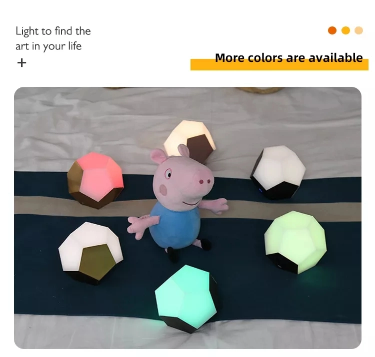 Wholesale Price Modern USB Table Lamp Bedroom Bedside Kids Sleeping Toy Warm RGB LED Night Light